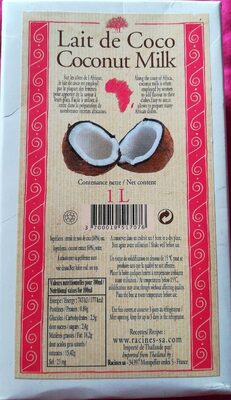 Lait de coco