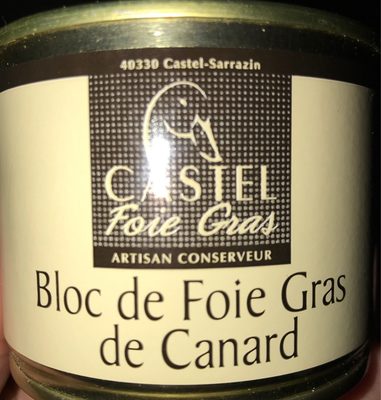 Bloc de foie gras de canard