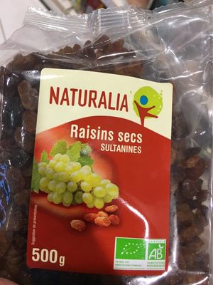 Raisins secs sultanines bio