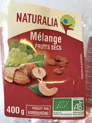 Mélange de fruits secs