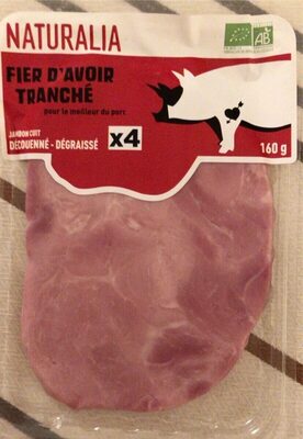 Jambon cuit découenné, dégraissé