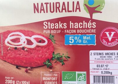 Steaks hachés pur boeuf