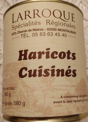 Haricots cuisinés