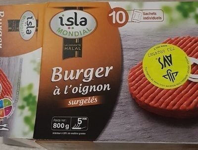 Burger à l'oignon Isla