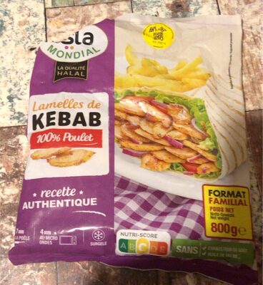 Lamelles de kebab