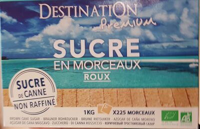 Sucre en morceaux roux
