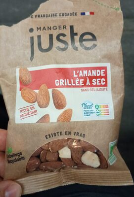 Amandes grillées décortiquées