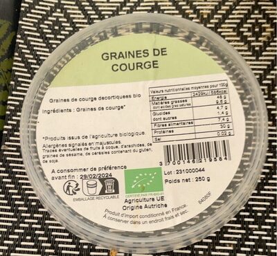 Graines de courge