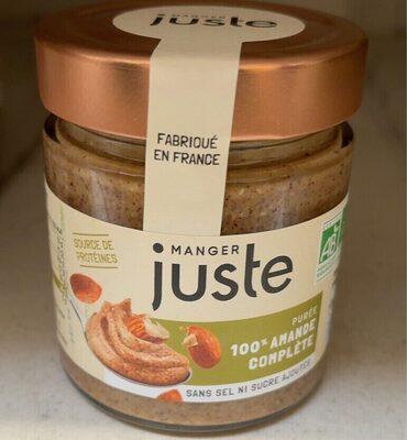 Purée 100 % amande complète