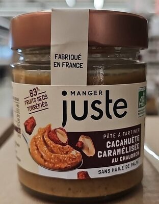 Pâte à tartiner cacahuète caramélisée au chaudron