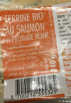 Terrine Bio au Saumon