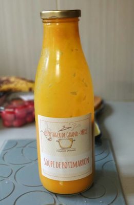 Velouté de potimarron et potiron