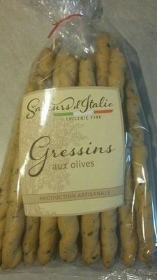 Gressins aux olives