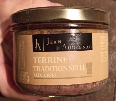 Terrine traditionnelle aux cèpes