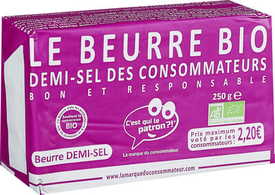 Beurre bio demi-sel
