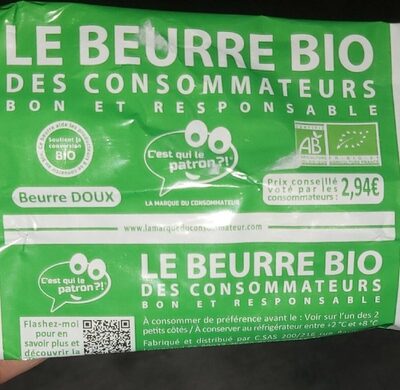 Beurre bio doux