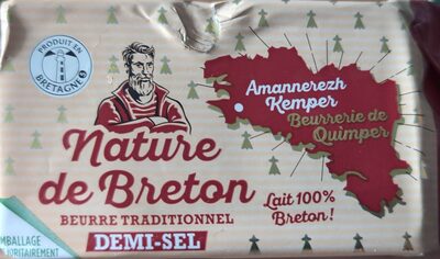 Beurre traditionnel demi-sel