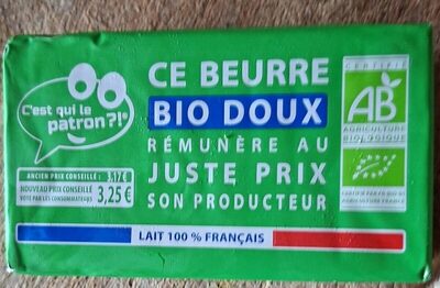 Beurre doux bio