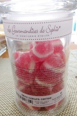 Mini coeurs cerise