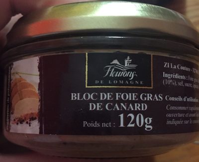Bloc de foie gras de canard
