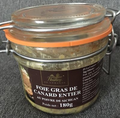Foie gras de canard entier au poivre de Sichuan