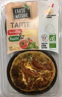 Tartes tomates parmesan basilic