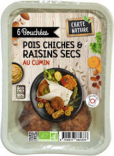 Bouchées Légumes & amandes au persil