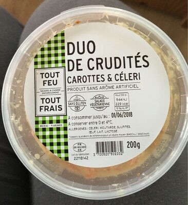 Duo de crudités carottes & céleri