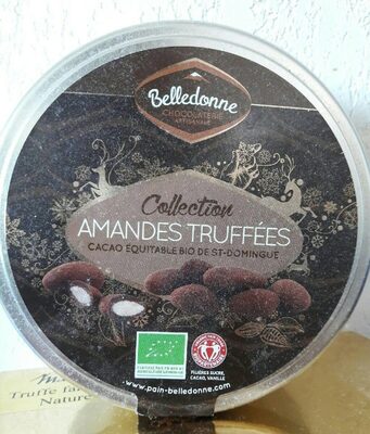 Boîte métal amande truffée