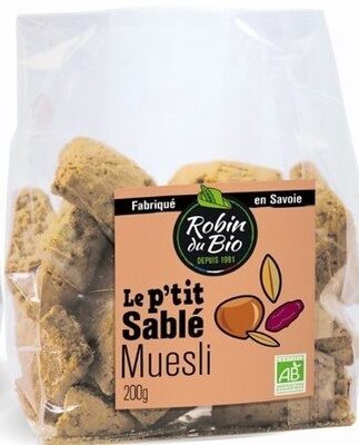 Sablé muesli