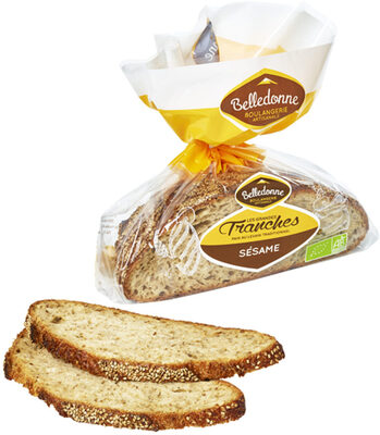 Grandes tranches pain sésame