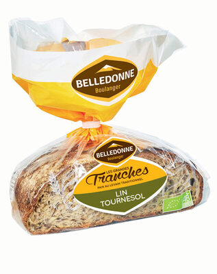 Grandes tranches lin tournesol