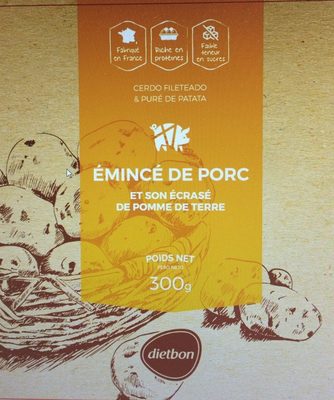 Emincé de porc, et son Ecrasé de pomme de terre