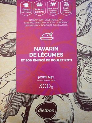 Navarin de légumes et son émincé de poulet roti