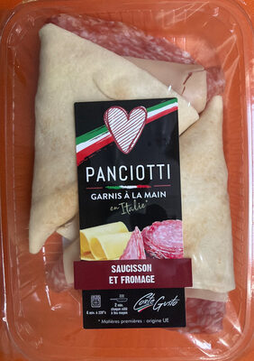 Panciotti Saucisson et fromage