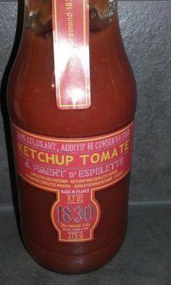 Ketchup au piment d'Espelette