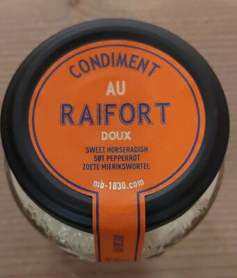 Condiment au raifort doux