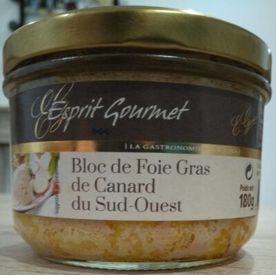 Bloc de foie gras de canard du sud-est