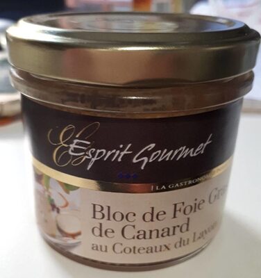 Bloc de foie gras de canard