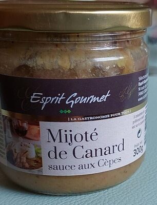 Mijoté de canard sauce aux cèpes