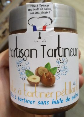Pâte à tartiner pétillante