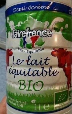 Le lait équitable bio