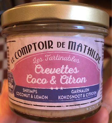 Les Tartinables Crevettes coco & citron