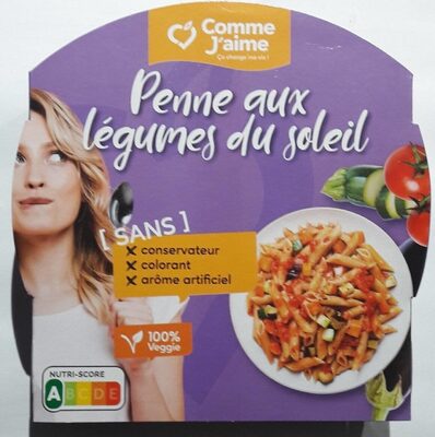 Penne aux légumes du soleil