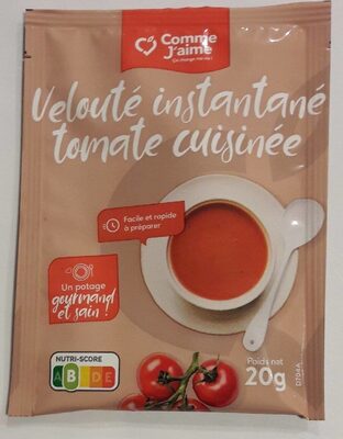 Velouté instanté tomate cuisinée