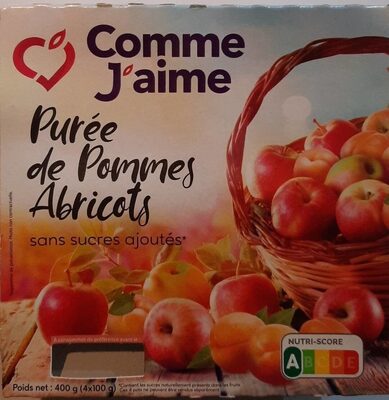 Purée de Pommes Abricots sans sucres ajoutés
