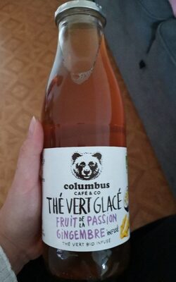 Thé vert glacé Fruit de la passion gingembre