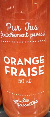Pur jus orange fraise