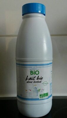 Lait bio demi-écrémé