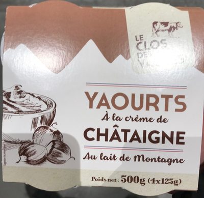 Yaourt à la crème de châtaigne